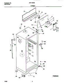 03 - Cabinet parts for Frigidaire Refrigerator MRT18CSEZ3 from AppliancePartsPros.com