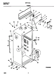 03 - Cabinet parts for Frigidaire Refrigerator MRT15CNEYA from AppliancePartsPros.com