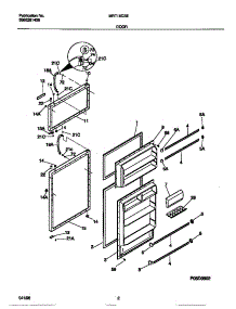 02 - Door parts for Frigidaire Refrigerator MRT15CSED0 from AppliancePartsPros.com