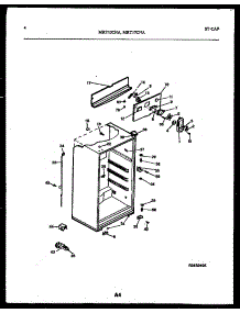 03 - Cabinet Parts parts for Frigidaire Refrigerator MRT17CHAW0 from AppliancePartsPros.com