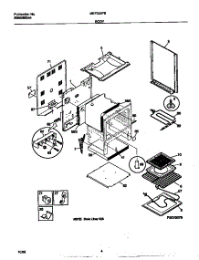 03 - Body parts for Frigidaire Range MEF300PBDG from AppliancePartsPros.com