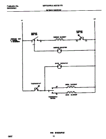 07 - Wiring Diagram parts for Frigidaire Range MEF300PBDJ from AppliancePartsPros.com