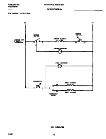 07 - Wiring Diagram parts for Frigidaire Range MEF300PBWH from AppliancePartsPros.com