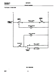 06 - Wiring Diagram parts for Frigidaire Range MEF302PBDJ from AppliancePartsPros.com