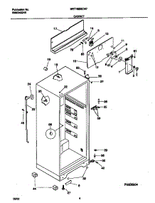 03 - Cabinet parts for Frigidaire Refrigerator MRT18BSCW7 from AppliancePartsPros.com