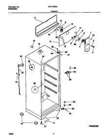 03 - Cabinet parts for Frigidaire Refrigerator MRT18DNCY3 from AppliancePartsPros.com