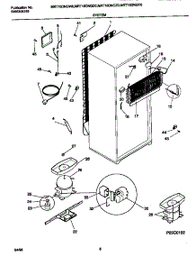 05 - System parts for Frigidaire Refrigerator MRT18DNGY0 from AppliancePartsPros.com