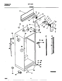 03 - Cabinet parts for Frigidaire Refrigerator MRT18JRCD2 from AppliancePartsPros.com