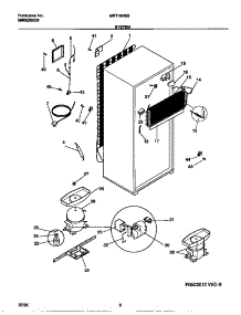 05 - System parts for Frigidaire Refrigerator MRT18NSBY0 from AppliancePartsPros.com