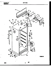 04 - Cabinet Parts parts for Frigidaire Refrigerator MRT17DRBZ0 from AppliancePartsPros.com