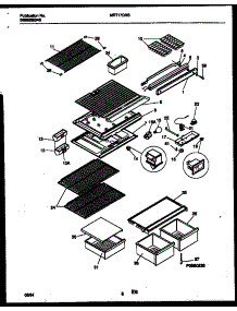05 - Shelves And Supports parts for Frigidaire Refrigerator MRT17DRBZ0 from AppliancePartsPros.com