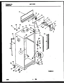 03 - Cabinet Parts parts for Frigidaire Refrigerator MRT17NRBY0 from AppliancePartsPros.com