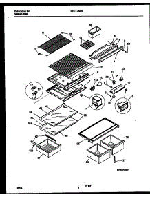 05 - Shelves And Supports parts for Frigidaire Refrigerator MRT17NRBW0 from AppliancePartsPros.com