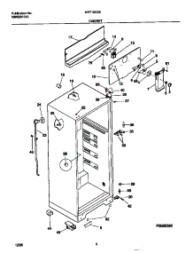 03 - Cabinet parts for Frigidaire Refrigerator MRT18CSEZ1 from AppliancePartsPros.com