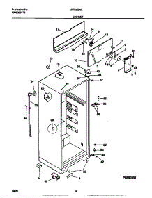 03 - Cabinet parts for Frigidaire Refrigerator MRT18DNED1 from AppliancePartsPros.com