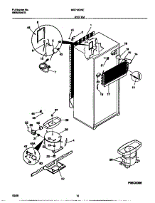 05 - System parts for Frigidaire Refrigerator MRT18DNEY1 from AppliancePartsPros.com