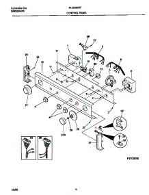 04 - Control  Panel parts for Frigidaire Washer Dryer Combo MLSG62RFW0 from AppliancePartsPros.com
