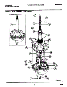 07 - Transmission parts for Frigidaire Washer Dryer Combo MLXE42RBD1 from AppliancePartsPros.com