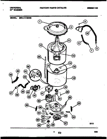 03 - Tub Detail parts for Frigidaire Washer MWL111RBW0 from AppliancePartsPros.com