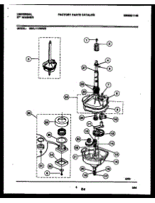 04 - Transmission Parts parts for Frigidaire Washer MWL111RBW0 from AppliancePartsPros.com