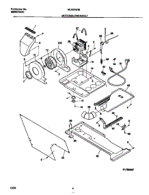 03 - Motor / Blower / Belt parts for Frigidaire Washer Dryer Combo MLXE62RBD3 from AppliancePartsPros.com