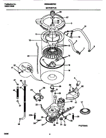 03 - Motor / Tub parts for Frigidaire Washer MWS445RFS2 from AppliancePartsPros.com