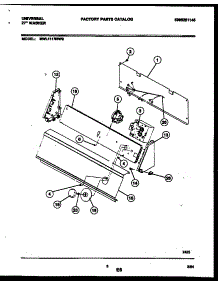 05 - Console And Control Parts parts for Frigidaire Washer MWL111RBW0 from AppliancePartsPros.com