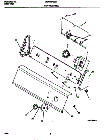 05 - Control Panel parts for Frigidaire Washer MWX111REW3 from AppliancePartsPros.com