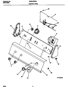 05 - Control Panel parts for Frigidaire Washer MWS445RFS2 from AppliancePartsPros.com