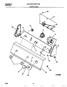05 - Control Panel parts for Frigidaire Washer MWX445RBW4 from AppliancePartsPros.com