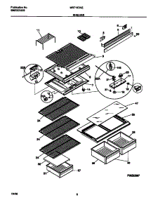04 - Shelves parts for Frigidaire Refrigerator MRT18DNEW4 from AppliancePartsPros.com