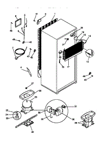 05 - System parts for Frigidaire Refrigerator MRT18NNCD1 from AppliancePartsPros.com
