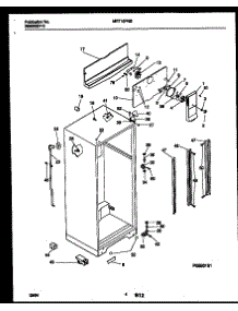 03 - Cabinet Parts parts for Frigidaire Refrigerator MRT18PNBW0 from AppliancePartsPros.com