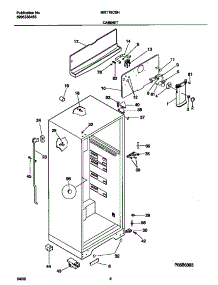03 - Cabinet parts for Frigidaire Refrigerator MRT18CSHD0 from AppliancePartsPros.com