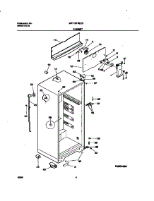 03 - Cabinet parts for Frigidaire Refrigerator MRT18FNEZ3 from AppliancePartsPros.com