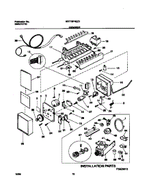 06 - Ice  Maker parts for Frigidaire Refrigerator MRT18FNEZ3 from AppliancePartsPros.com