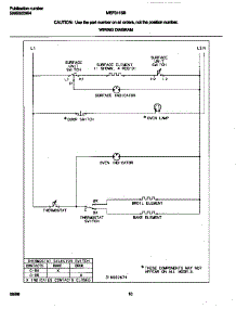 06 - Wiring Diagram parts for Frigidaire Range MEF311SBDL from AppliancePartsPros.com