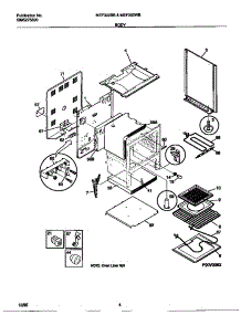 03 - Body parts for Frigidaire Range MEF322WBSE from AppliancePartsPros.com