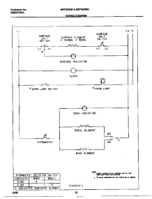 07 - Wiring Diagram parts for Frigidaire Range MEF322WBSE from AppliancePartsPros.com