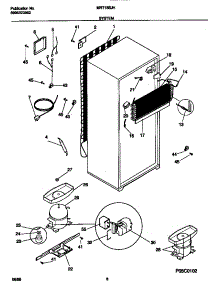 05 - System parts for Frigidaire Refrigerator MRT18SJHD0 from AppliancePartsPros.com