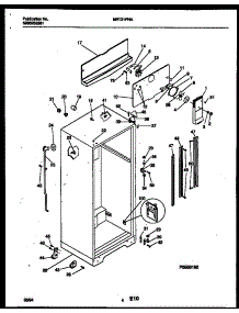 03 - Cabinet Parts parts for Frigidaire Refrigerator MRT21PNAW0 from AppliancePartsPros.com