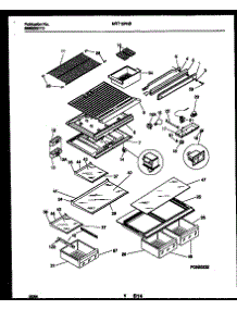 04 - Shelves And Supports parts for Frigidaire Refrigerator MRT18PNBD0 from AppliancePartsPros.com