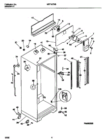 03 - Cabinet W / Fan Assembly parts for Frigidaire Refrigerator MRT19TNBZ2 from AppliancePartsPros.com