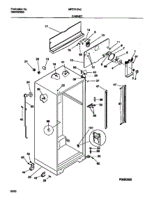 03 - Cabinet parts for Frigidaire Refrigerator MRT21GNCD0 from AppliancePartsPros.com