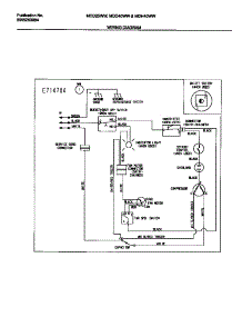 06 - Wiring Diagram parts for Frigidaire Dehumidifier MDD40WW4 from AppliancePartsPros.com