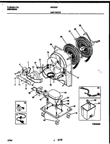 03 - Unit Parts parts for Frigidaire Dehumidifier MED25P4 from AppliancePartsPros.com