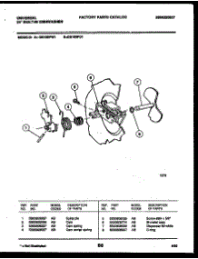 03 - Cam parts for Frigidaire Dishwasher DB100PD1 from AppliancePartsPros.com