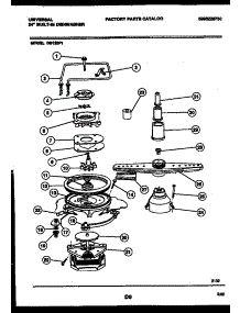 06 - Motor Pump Parts parts for Frigidaire Dishwasher DB120P1 from AppliancePartsPros.com