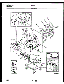 03 - Unit Parts parts for Frigidaire Dehumidifier WED25P3 from AppliancePartsPros.com