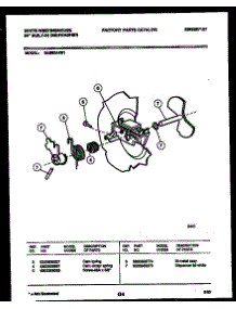 03 - Cam parts for Frigidaire Dishwasher SU550AXR1 from AppliancePartsPros.com